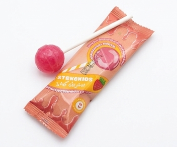 STREKEKIDS lollipop with wrapper